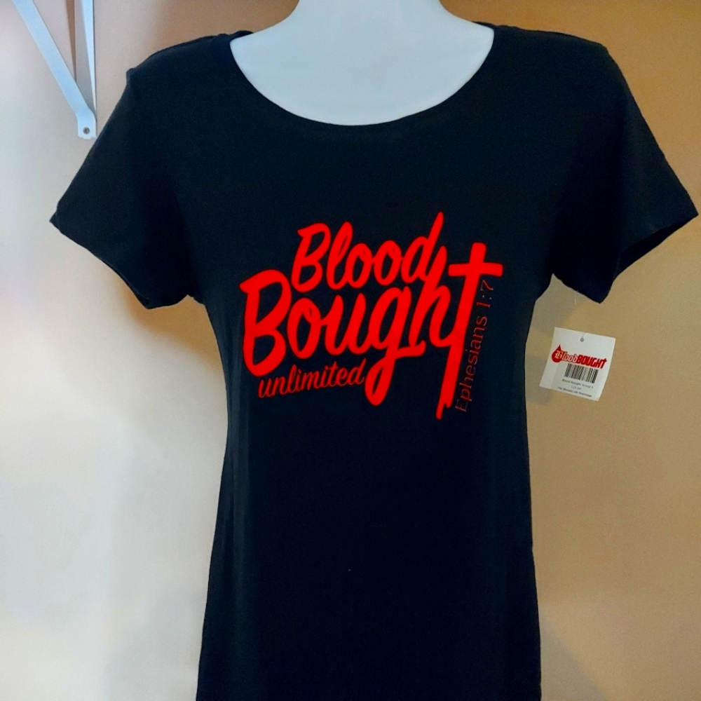 Bloodbought Unlimited Women's signature tshirt